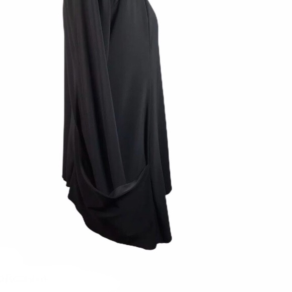 Sympli stretchy knit open cardigan asymmetrical - Picture 4 of 8